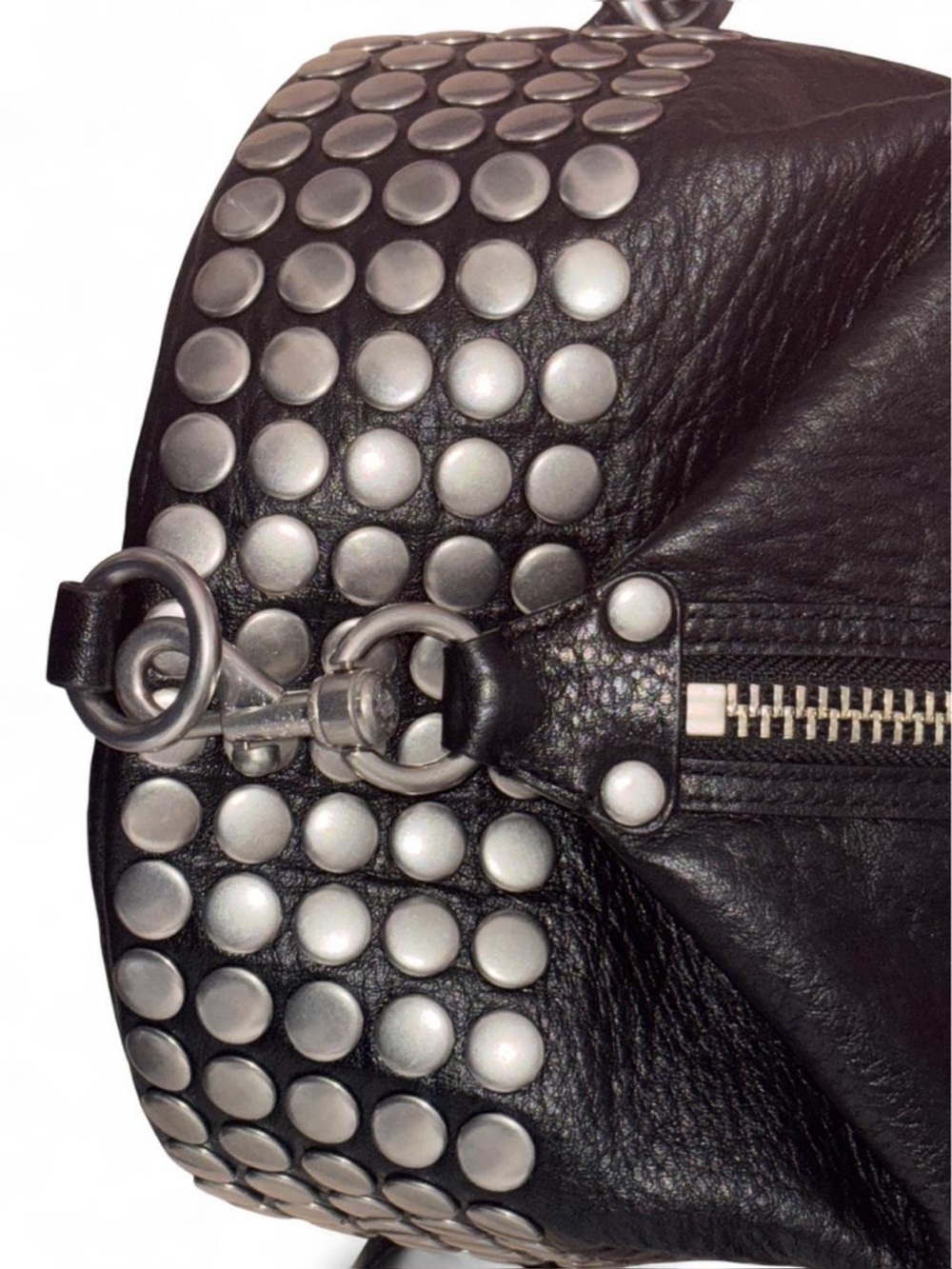 Rebecca Minkoff Studded Medium Pebble Leather Backpack - Picture 4 of 6